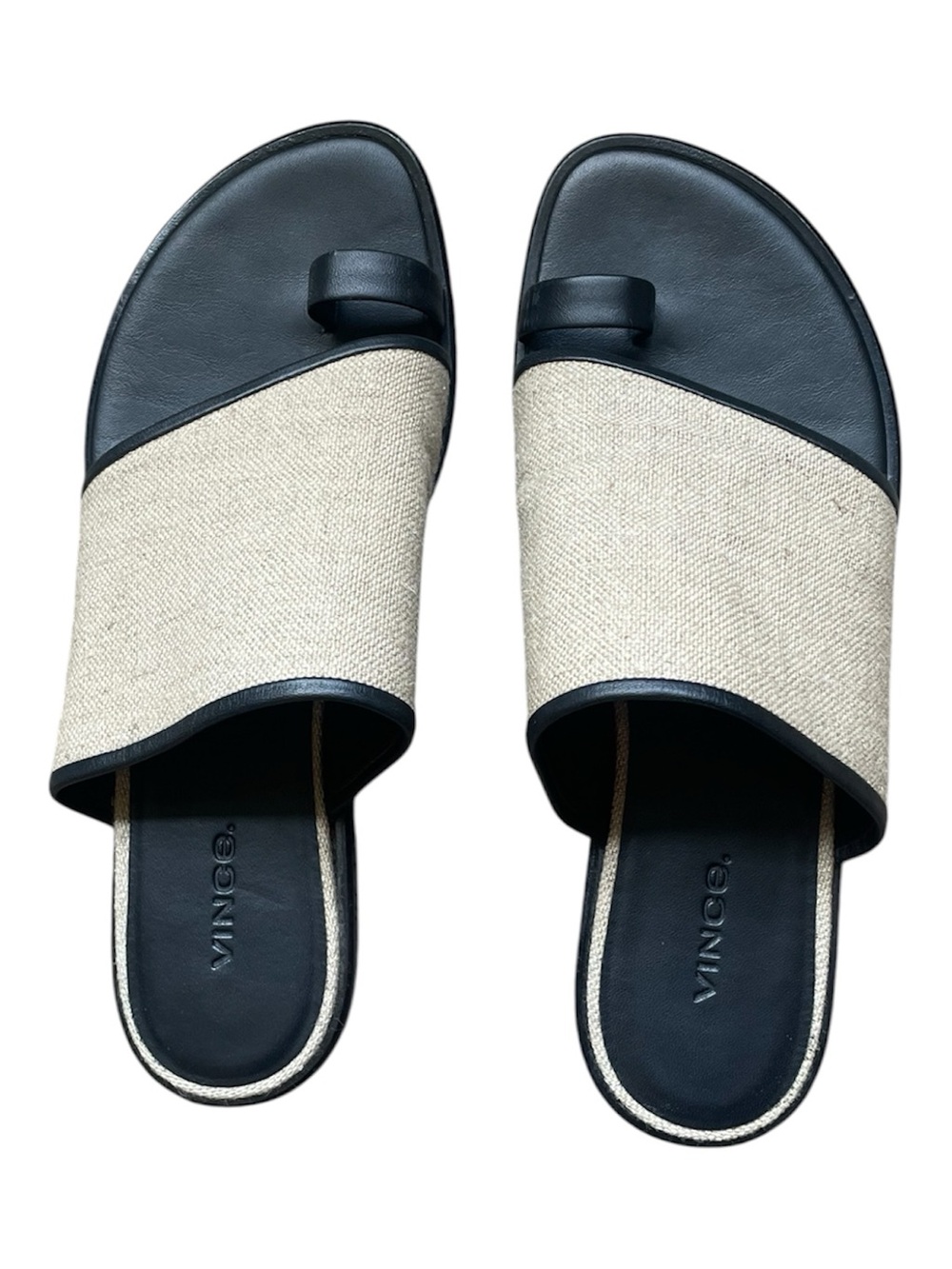 Vince Edan Woven Toe Loop Sandals 8